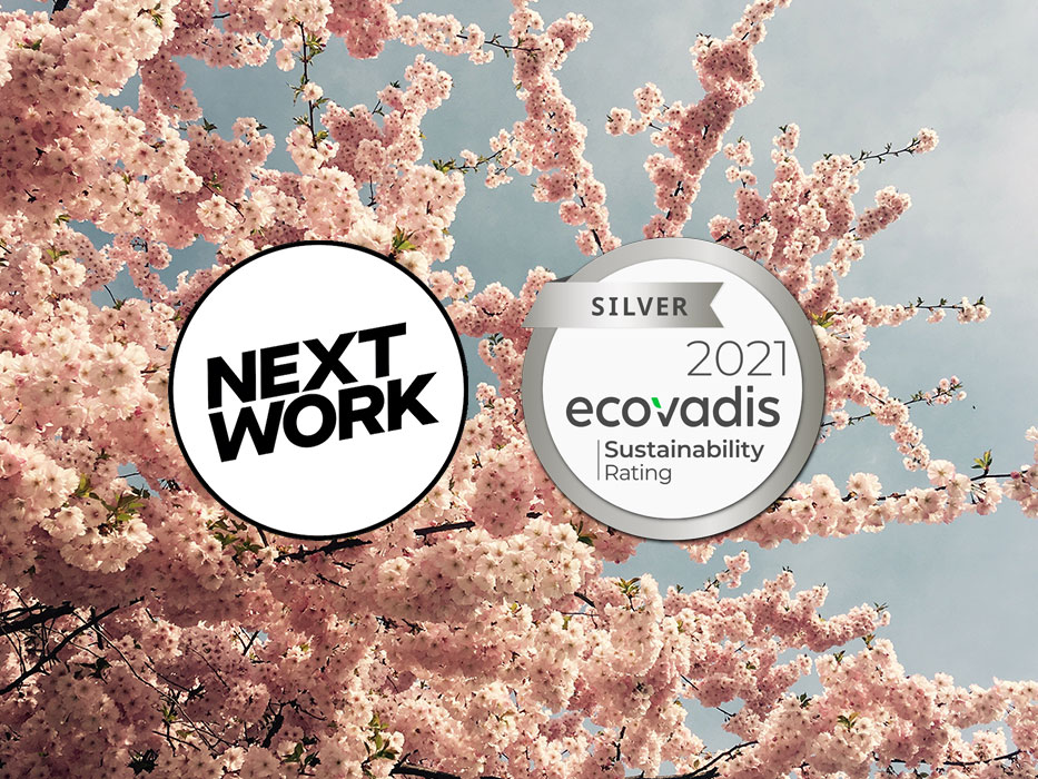 Nextwork besteht das EcoVadis Sustainability-Rating mit Silber-Medaille