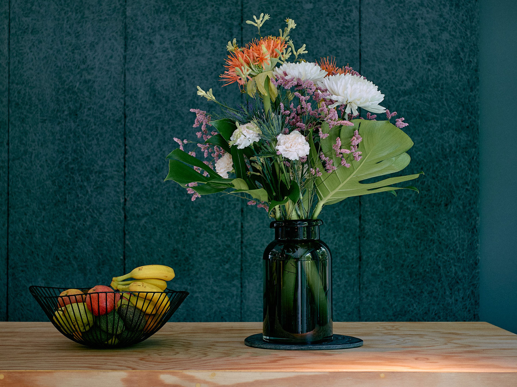 Das Nextwork Office mit den schönen Blumen – in Elternzeit auch zu Hause