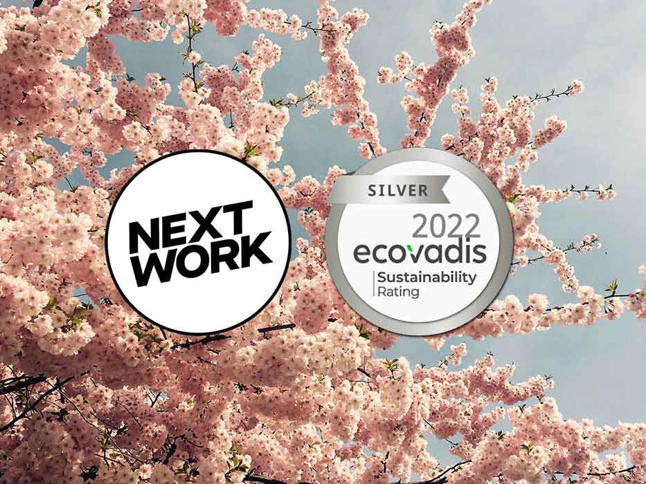 EcoVadis Sustainability Rating: Nextwork auch in 2022 unter den besten 10 %